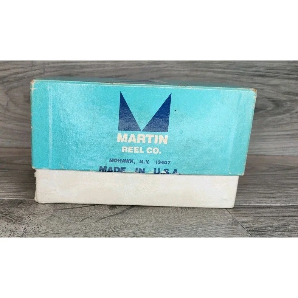 Vintage Martin Fishing Reel Box Empty Only USA Made Fly Reel Tackle Box